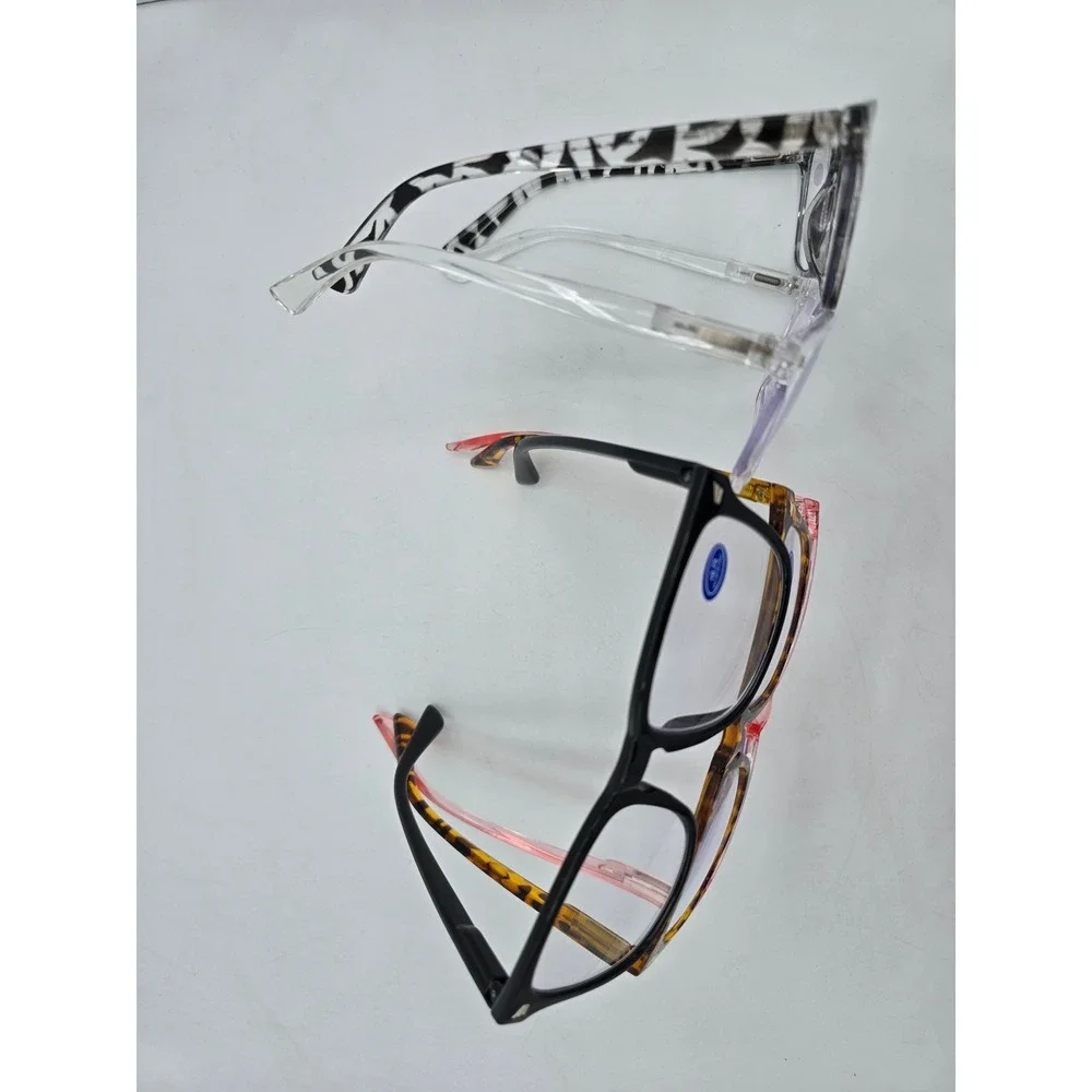 Reading Glasses 5 Pack Blue Light Blocking Nerd Eyeglasses Mix 0.75 - New
